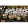 Image 2 : SHELF OF ASSORTED BONE CHINA INCLUDING; DELPHINE, ROYAL ALBERT, CROWN TRENT & MORE