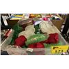 Image 2 : 2 BINS OF ASSORTED CHRISTMAS DECOR, CARDS & MORE
