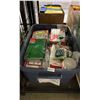 Image 3 : 2 BINS OF ASSORTED CHRISTMAS DECOR, CARDS & MORE