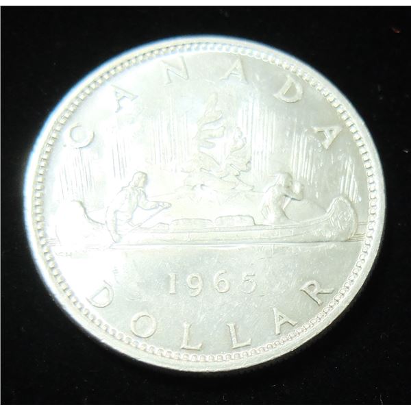 1965 SILVER CANADA $1 DOLLAR COIN