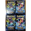 Image 1 : LOT OF 4 GENUINE POKEMON BOOSTER PACKS, SEALED