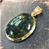 Image 8 : Mosaic Opal Pendant Set in Bezel