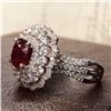 Image 2 : Ruby & Lacey Diamond Halo Ring, Extra Hidden Halo