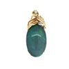 Image 1 : Opal and Diamond Leaf Motif Pendant