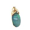 Image 3 : Opal and Diamond Leaf Motif Pendant
