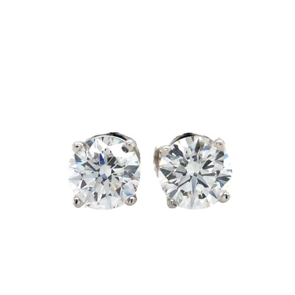 1.51 CTW Diamond Solitaire Earrings Lab-Grown