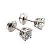 Image 3 : 1.51 CTW Diamond Solitaire Earrings Lab-Grown