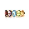 Image 1 : Genuine Gemstone Multicolor Ring