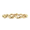 Image 1 : Round and Baguette Diamond Wave Design Bracelet