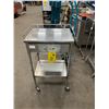 Image 1 : Stainless Steel Storage Cart On Wheels