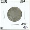 Image 1 : 1931 Canada 25 cents