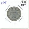 Image 1 : 1935 Canada 25 cents