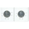 Image 2 : 2 x 1967 Canada 25 cents