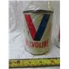 Image 2 : #2 full tins Valvoline grease Omc, 1 cycle. Motor oil
