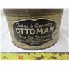 Image 2 : 1940 " ottoman" tob. Tin w/ top ashtray