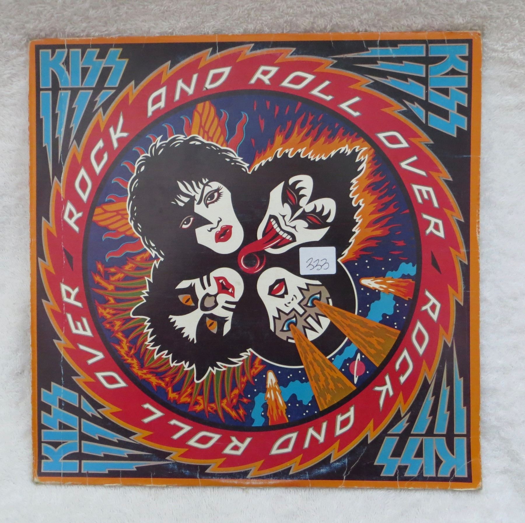 Vtg 1976 KISS L P Record Rock And Roll Over vtg-1976-kiss-l-p-record-rock-and-roll-over