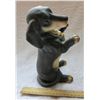 Image 2 : Dachshund Hound - Bisque figurine Sitting 10"
