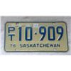 Image 1 : 1976 PT 10-909 Saskatchewan license plate