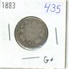 Image 1 : 1883 Canadian silver 25 cent coin
