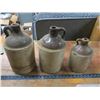 Image 1 : 3 vintage whiskey jugs