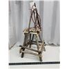 Image 6 : Homemade wooden chair/plant stand - 28.5"H x14"x14"