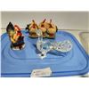 Image 2 : Chicken and bird ornaments in storage containers