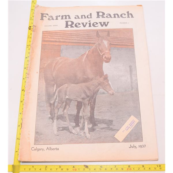 1937 Farm Review Magazine