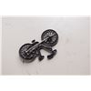 Image 3 : Sterling silver bicycle brooch - Hallmarks