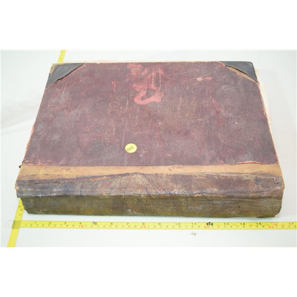 Huge 1851 Worlds fair book, over 10 lbs, loose front pages