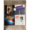 Image 1 : Records  including Staying Alive sound track featuring the Bee Gees