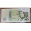 Image 1 : Great Britain. Bank of England. 1978 – 1980 1 Pound. Depicts Queen Elizabeth, with Sir Isaac Newton 