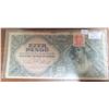 Image 1 : Hungary. 1945 1000 Pengo. Has stamp affixed. F+.