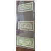 Image 1 : Malaya. Japanese Invasion Money during World War II. Lot of 3 notes. ND (1942). One Cent, 5 Cents & 