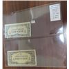 Image 1 : Netherlands East Indies. Japanese Invasion Money during World War II. Lot of 2 notes. ND (1942). 5 C