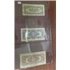 Image 2 : Philippines. Japanese Invasion Money during World War II. Lot of 3 notes. ND (1942). 1 Centavo, 5 Ce