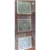 Image 1 : Germany. Allied Military Currency. Lot of 3 notes, all dated 1944. ½ Mark, 1 Mark & 5 Mark. VG – VF.