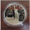 Image 1 : 1886 – 1986 U.S. Statue of Liberty Centennial Silver Dollar. San Francisco Mint. Housed in a U.S. Mi