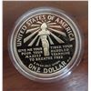 Image 2 : 1886 – 1986 U.S. Statue of Liberty Centennial Silver Dollar. San Francisco Mint. Housed in a U.S. Mi