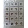 Image 1 : Lot of the first 20 Canadian Nickel 5 Cents issued for Queen Elizabeth 1953 - 1971. Includes both 19