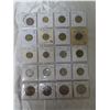 Image 1 : Lot of 20 French coins including 1863 Emperor Napoleon III 5 Centimes.