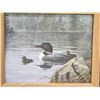 Image 3 : Pair of Loon bird pictures - 11.5"x9.5"