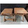 Image 1 : pair of wooden stools