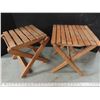 Image 2 : pair of wooden stools