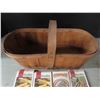 Image 3 : wooden basket w/seeds and garden hose attachment