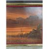 Image 2 : 51x27" desert painting