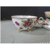 Image 2 : Shafford 3 footed tea cup, Royal Albert tea cup and saucer, and Japan creamer and saucer
