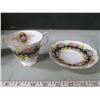 Image 5 : Shafford 3 footed tea cup, Royal Albert tea cup and saucer, and Japan creamer and saucer