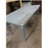 Image 2 : steel table - 60"x30"x29"H