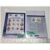 Image 1 : 2 Canada Post stamp sets - John Bucyk 50 cent signed stamp & 50th NHL All star game stamp set