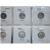 Image 4 : Assorted Canadian silver 10 cent coins - various years